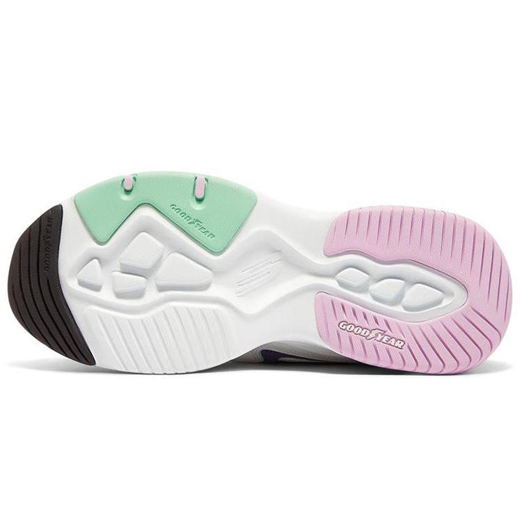 Skechers D'Lites 4.0 Сетчатые Низкие Повседневные Кроссовки Женские Разноцветные 149493-WBKB