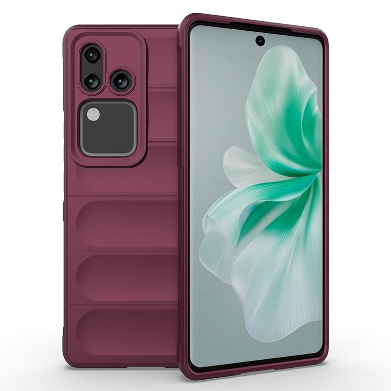 Чехол для Vivo V30 Чехол-обложка для Vivo V30 Fundas Coque Мягкий силикон Дружелюбный к коже ТПУ Защитный задний бампер для телефона Для Vivo V30 5G
