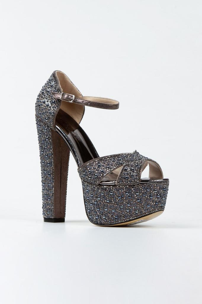 Женские модные платиновые туфли султана с жемчугом и крестом, классические вечерние модельные туфли на платформе и каблуке для вечеринки