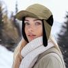 Мужская ушанка Croogo с откидными ушами, теплая русская зимняя шапка для лыж, велоспорта, походов, школы, прогулок, работы, на открытом воздухе, унисекс, G-APL4 Хаки