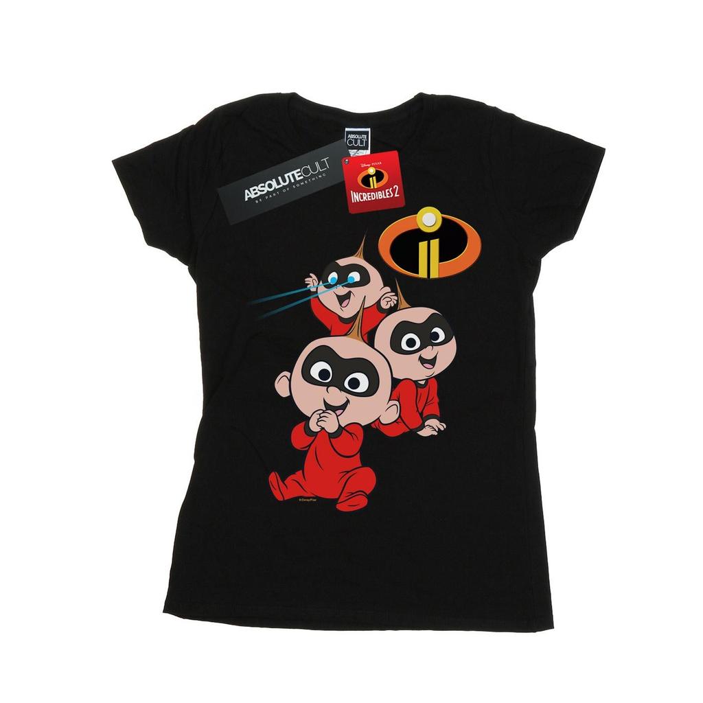 Disney Womens/Ladies The Incredibles Jak Jak Cotton T-Shirt