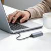 Сетевой адаптер 2,5 Гбит/с с разъемами USB A, USB C и портом RJ45 для стабильного подключения к Интернету