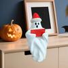 1 Set Halloween Ghost Statue Reading Book Christmas Hat Cartoon
