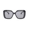 Chanel Sculpted Logo Acetate Irregular Shape Sunglasses Women sunglasses Black CH5518C501T8