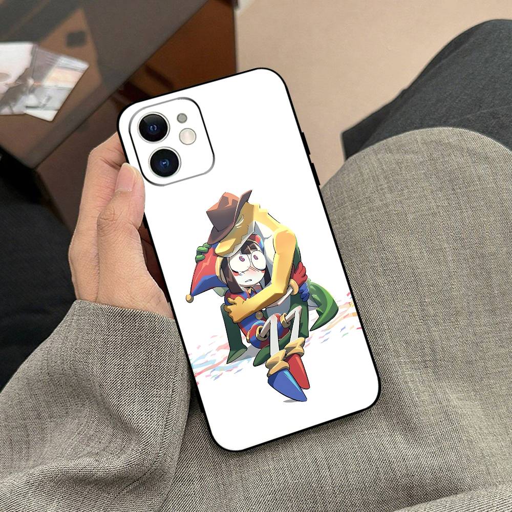 Удивительный G-Digital Чехол для телефона T-Circus Черный чехол для телефона для IPhone 17/16/15/13/14 Pro Max/ 11Plus/X/Xr/Xs Max 13mini
