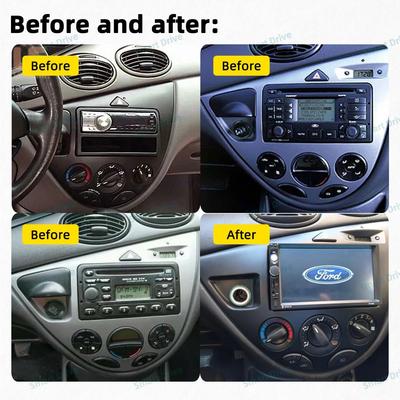 7" автомобильный радиоприемник для Ford Fiesta 1995 - 2001 Focus MK1 1998 - 2004 2 Din Android стерео автомобильный мультимедийный плеер GPS Carplay Autoradio