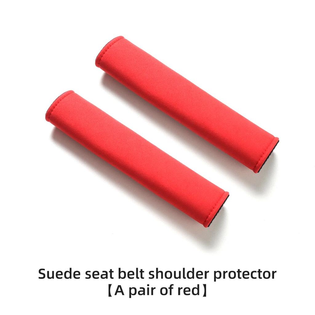 LUCKEASY For Tesla Model 3 Interior Supplies Door Armrest Central Control Instrument Suede Suede Anti-Dirty Pad For Car