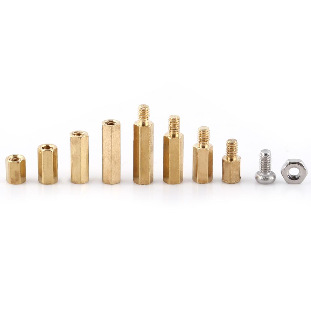 M2 Hex Column Male Female Standoff Screw Nuts Kit (Set C)