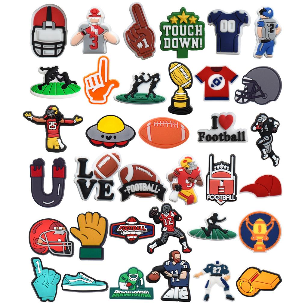 Ball Boxing Football Basketball Lot Shoes Charms Decorations Charms Buckle Kids X-mas Gifts Accessories Wholesale