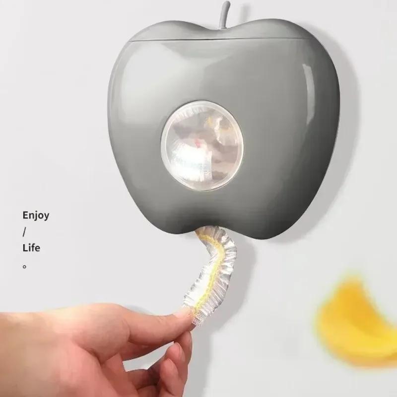 Настенный ящик для хранения пищевой пленки, органайзер для пленки, пыленепроницаемые контейнеры, крышка для еды, стойка для пищевой пленки, товары для хранения дома и на кухне