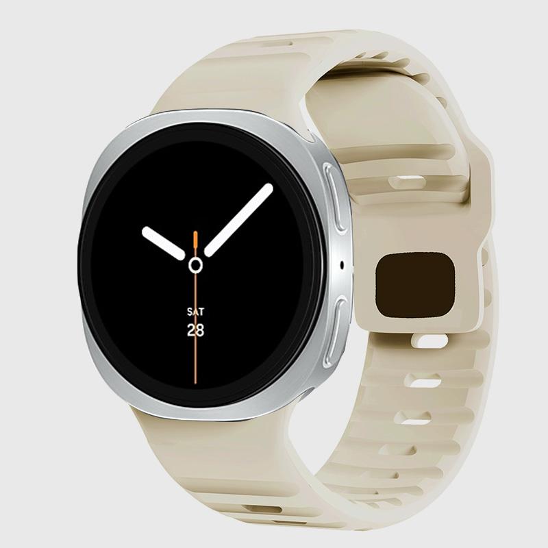 Силиконовый ремешок для Samsung Galaxy watch 8 Ремешок 40 мм 44 мм Дышащий Спортивный ремень Браслет correa galaxy watch 8 Классический ремешок 46 мм