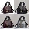 2023 New Fashion Snake Skin Leather Handbag Large Capacity Soft Pu Shoulder Bag