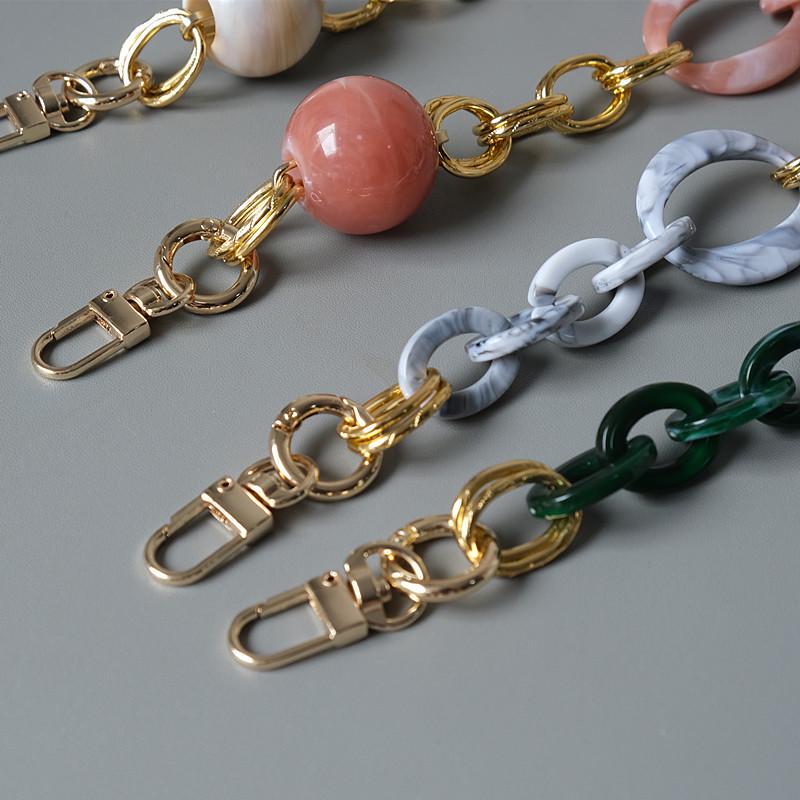 Акриловая ручка-цепочка для женской сумки