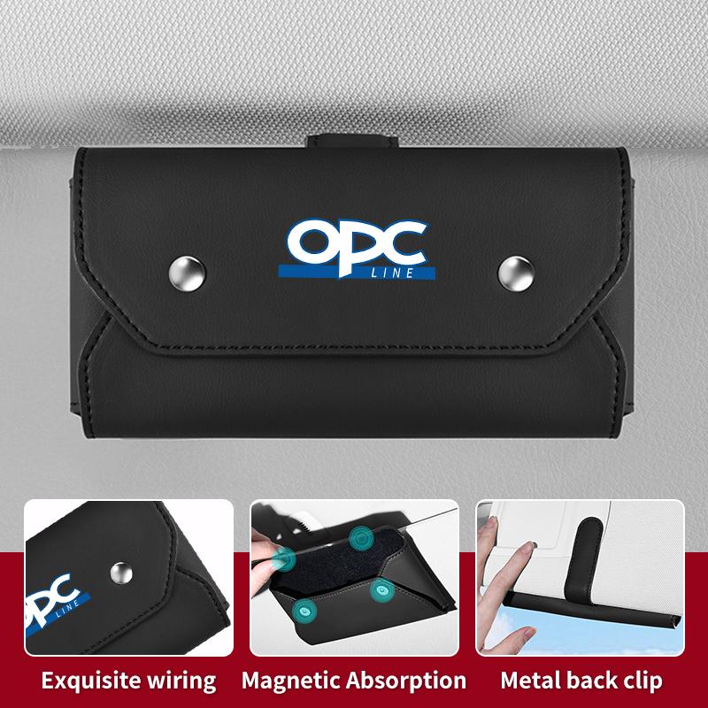 Universal Car Glasses Case Sun Visor Glasses Box Accessories For Opel Corsa Astra Insignia Vectra Zafira Meriva Mokka Ampera QA5