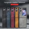 Lambskin Leather Case For OPPO Find N2 N3 Flip 5G FindN2 N3 Flip CPH2437 PGT110 Camera Shockproof Soft Bumper Cover Coque