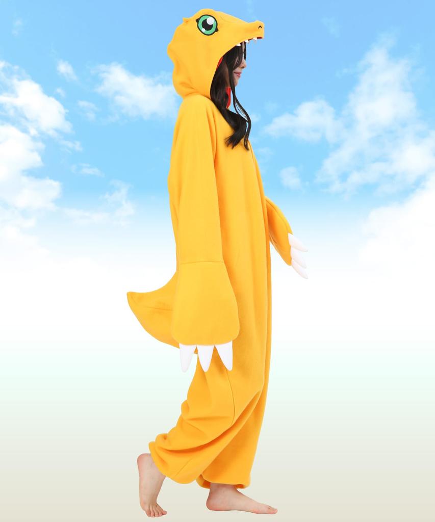 [SAZAC] Character Fleece Kigurumi Digital Monster Agumon
