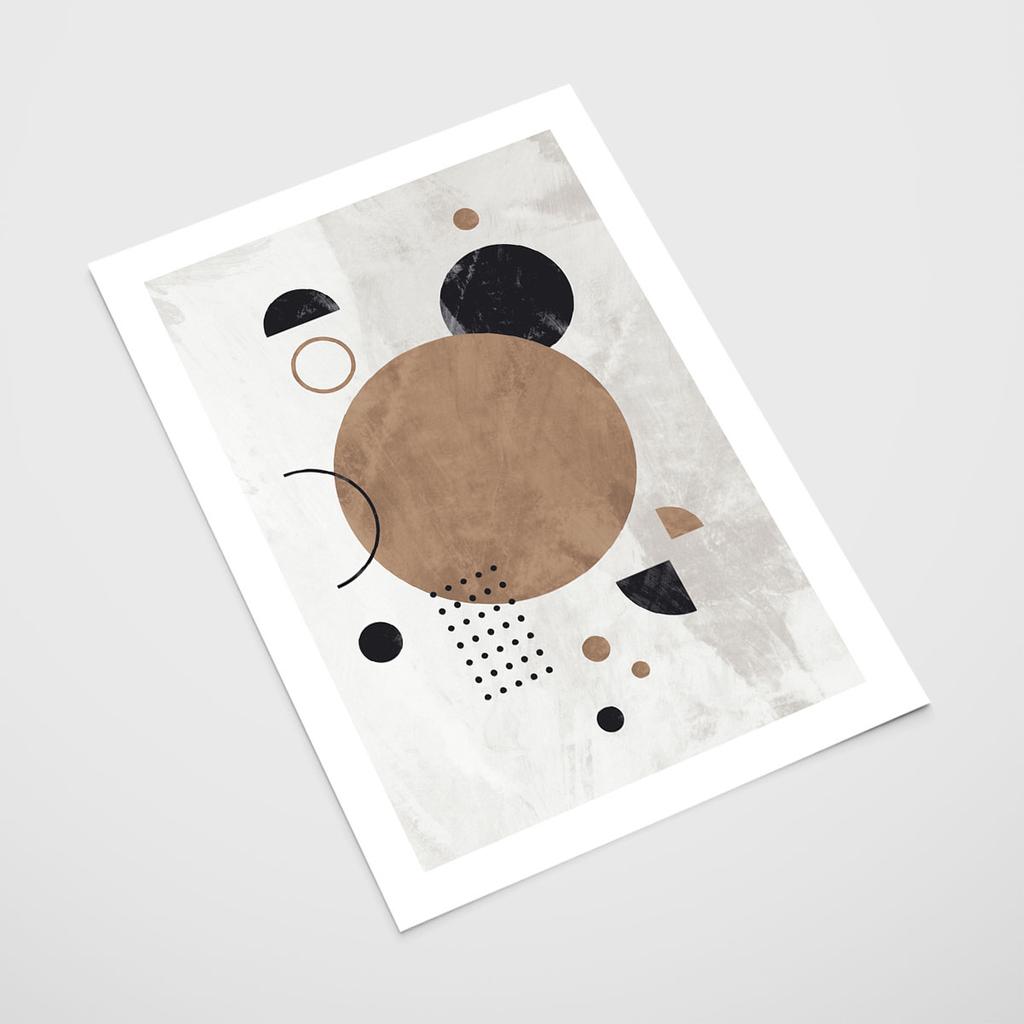 Plakat geometria minimalizm