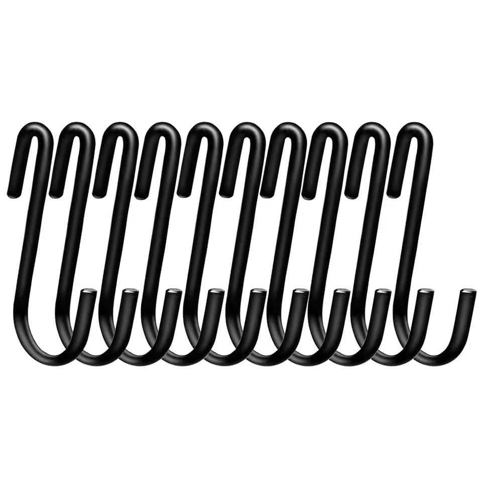 5/20 шт. S-образные крючки Кухня Ванная комната Нержавеющая сталь Многофункциональный Подвесной крючок Вешалка для одежды Сумки Полотенца Растения