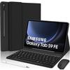 Keyboard Case for Samsung Galaxy Tab S9 FE (10.9 Inches) Protection with Bluetooth Keyboard + Wireless Mouse + Stylus