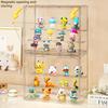 GENGSHENG 3Pcs Acrylic Display Cabinet, Blind Box Display Stand, for Collectible Figures and Clear Display Blind Box Toysys, New