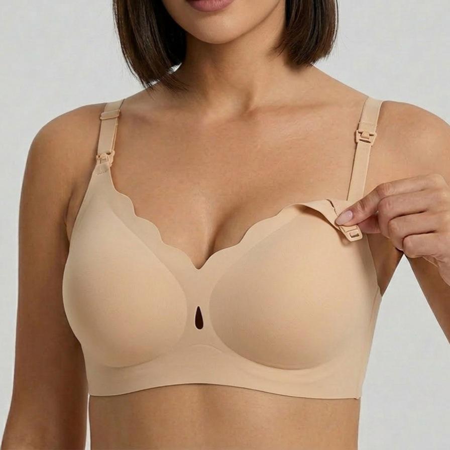 Breastfeeding bra underwear women's explosion without traces women's Europe and the United States hot spot English washing label