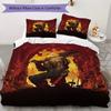 DOOM The Dark Ages Pattern Bedding,Quilt Set Quilt Cover Pillowcase Home Birthday Gift(1 * duvet cover + 2 * pillowcase, without core)_lx