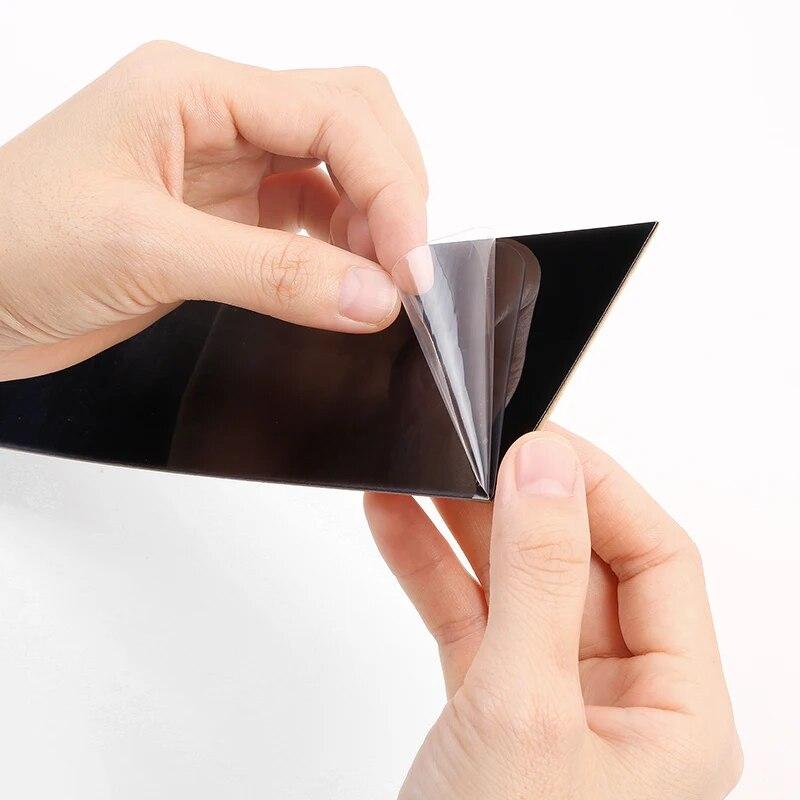 6 шт. глянцевые черные наклейки на стойки подходят для Volkswagen Passat B6 4-двери 2006-2009 2010 гг., комплекты накладок на наружную дверь автомобиля, окна