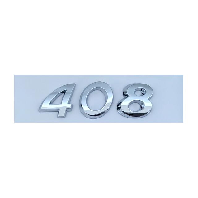 3d ABS хром черный значок на багажник автомобиля наклейка для 206 207 301 307 308 408 508 логотип эмблема буквы номер наклейки аксессуары