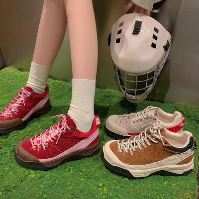 Кроссовки на платформе, детская повседневная обувь, ранняя весна, новые ретро-обувь для походов на открытом воздухе