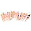 10Pcs Plastic Golf Balls Holder Funny Nude Lady Golf Tees Practice Training Tees for Men Women Golfer Game Training