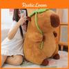 Lotus Animal Capybara Leaf Decoration Plush Doll Kids Birthday Gift Decor Home