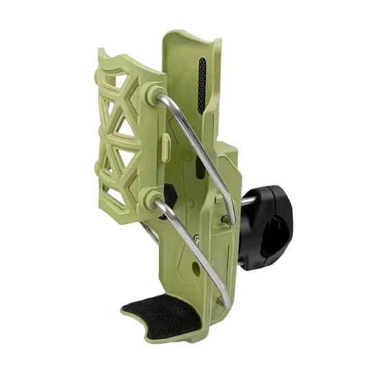 Адаптивный держатель для велосипедной бутылки с водой Автоматический зажим Вращающийся на 360 градусов Держатель для бутылки для чашки диаметром 2''-3'' Легкий велосипедный аксессуар