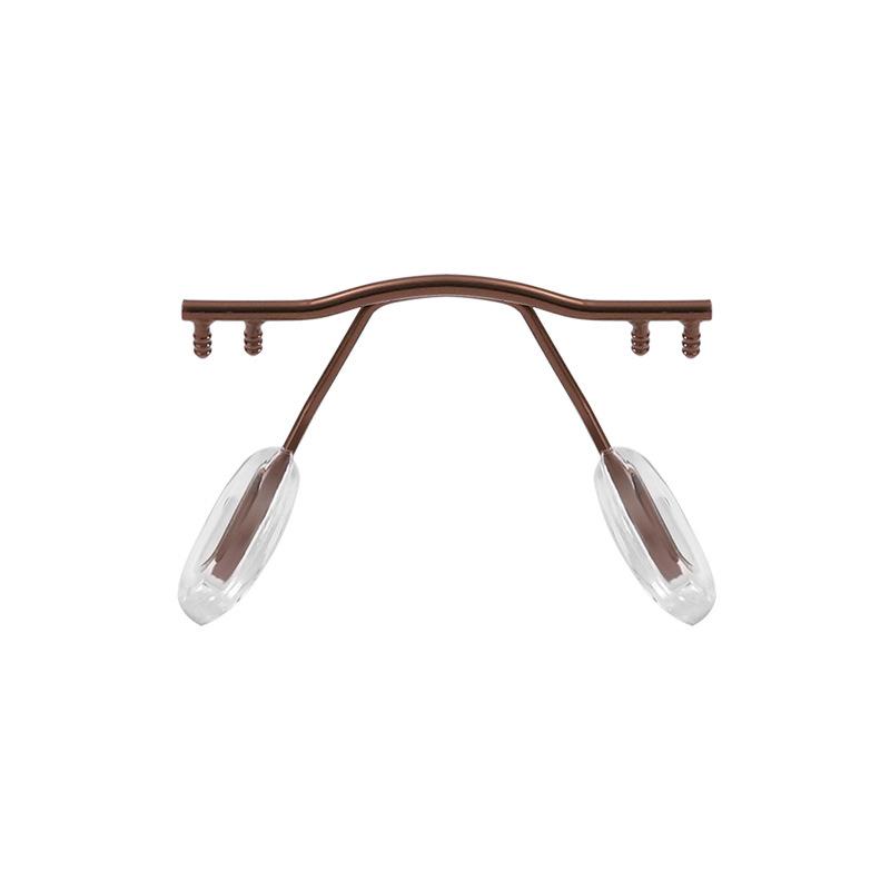 1 шт., носовой упор для очков, оправа для очков, металлическая оправа без оправы, держатель для переносицы, ремонт, замена, аксессуары для очков