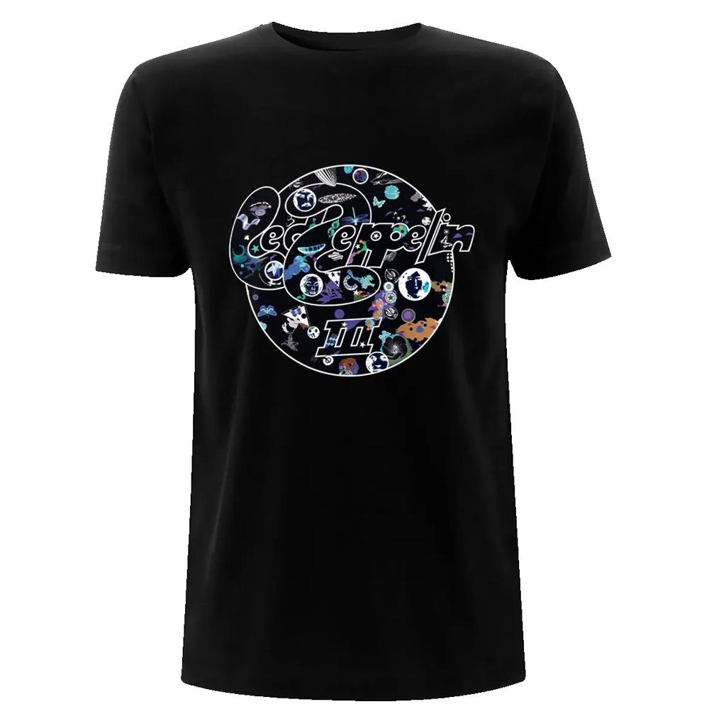 Rock Band Led Zeppelin Unisex Cotton Album Graphics Tshirt  New Summer Oversized unisex casual comfortable