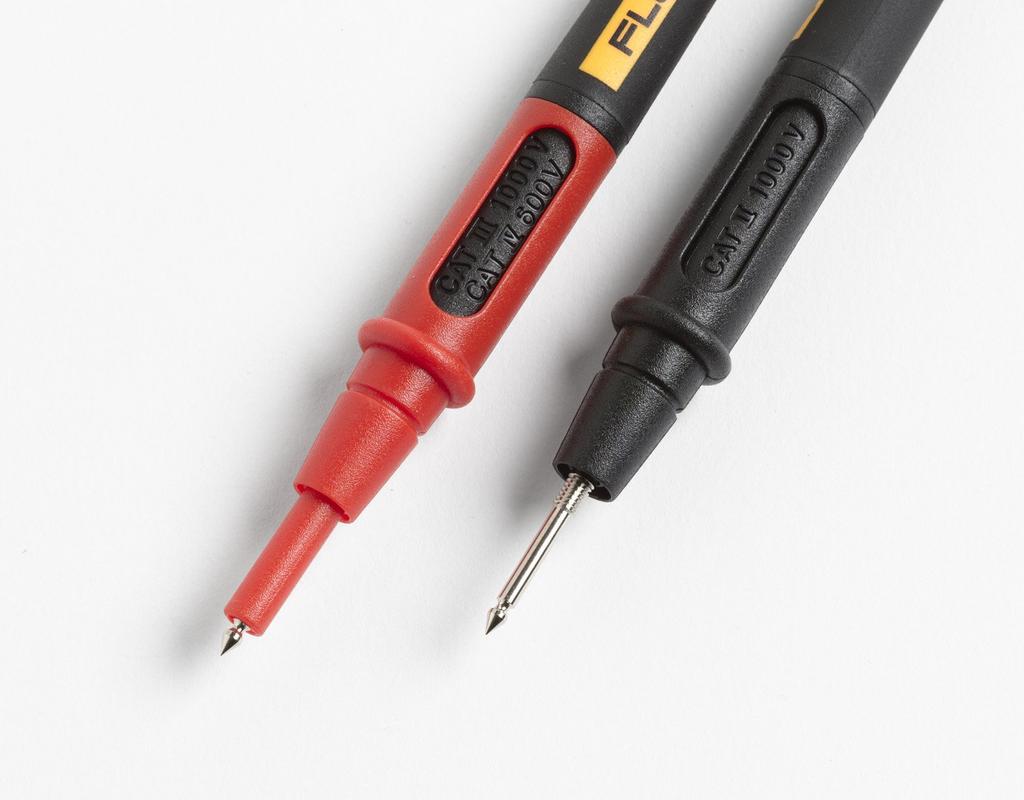 Fluke Тестовые провода TwistGuard, Изолированные щупы, Соответствуют стандартам безопасности, Совместимы с токовыми клещами TL175