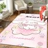 Custom 1Pc Hello Kitty Floral Background Rug Office Carpet Indoor Outdoor Entrance Doormat Nonslip Soft And Comfortable Living Room D2915315