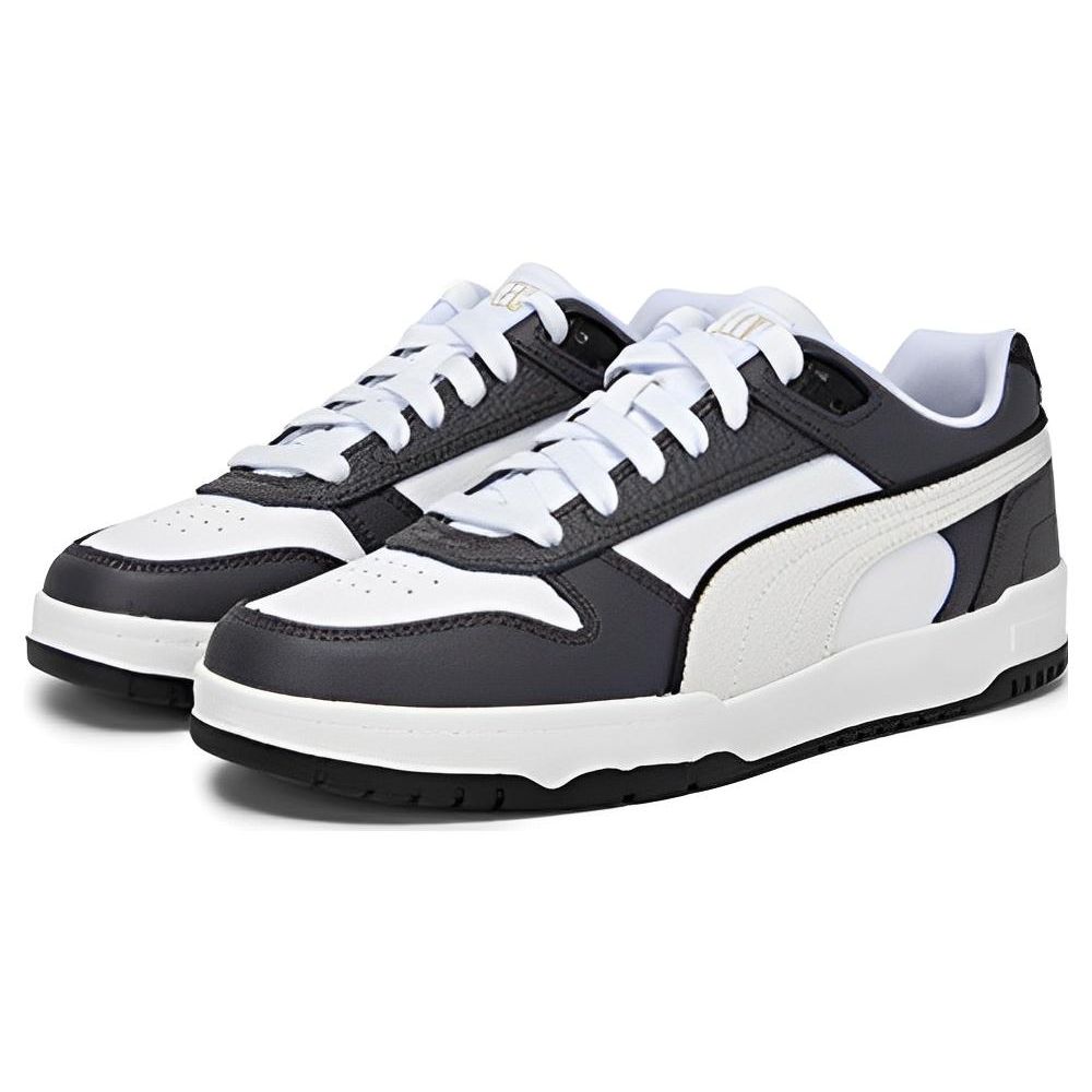 Puma RBD Game Low Dark Coal Unisex Sneakers Grey White Black 386373-22