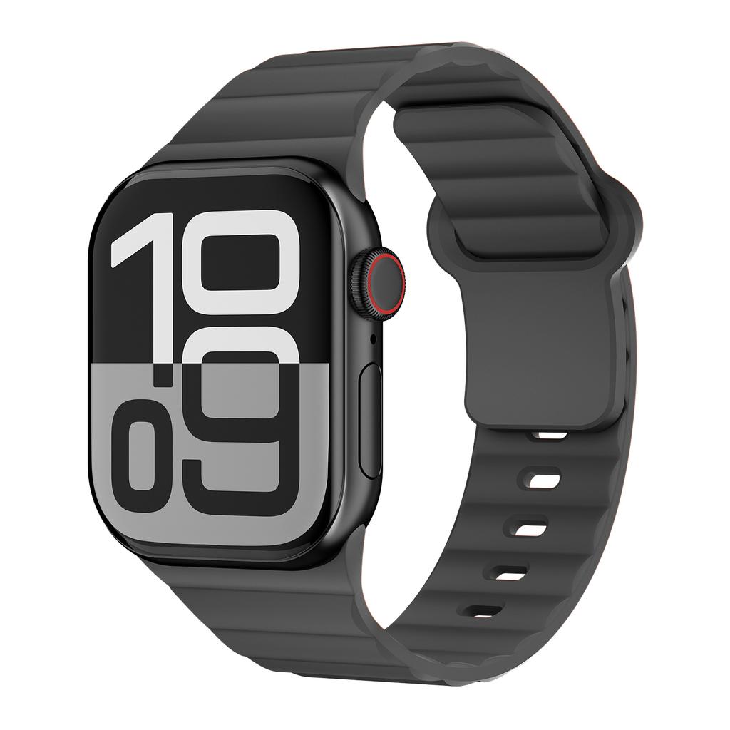 Спортивные силиконовые ремешки для ремешка Apple watch 44 мм 40 мм 46 мм 41 мм 49 мм 42 мм 45 мм correas браслет iWatch ultra 2 series 10 9 8 7 SE