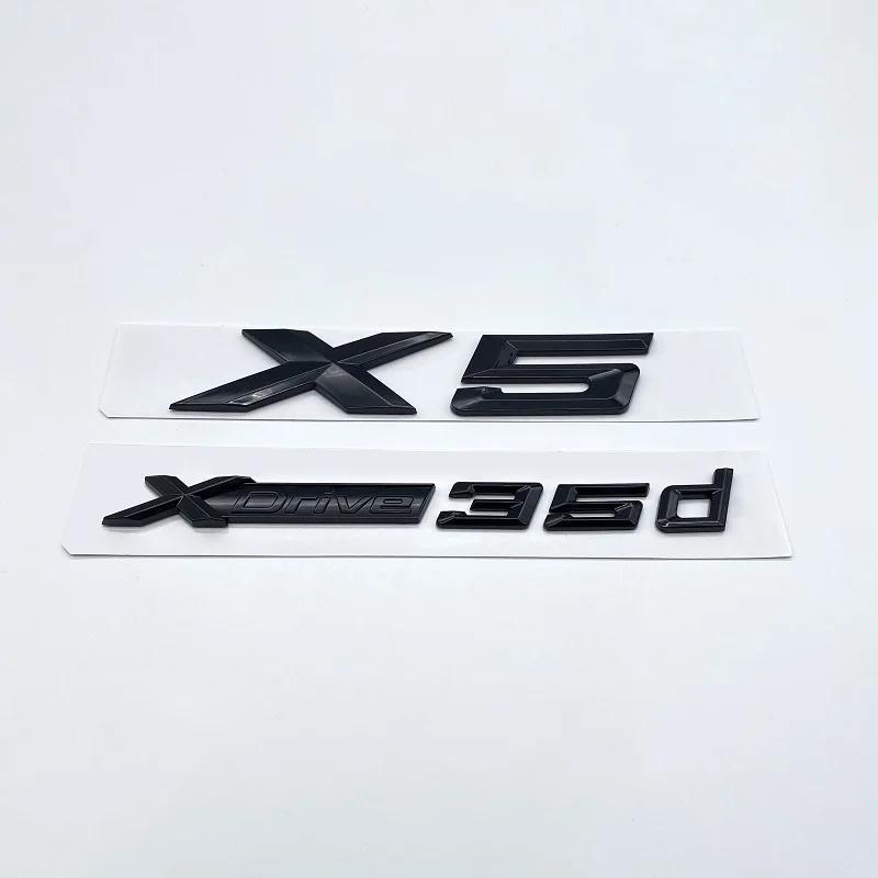 Новая надпись XDrive28i XDrive30i XDrive35i XDrive40i XDrive48i XDrive50i XDrive30d для BMW X5, наклейка на задний багажник автомобиля