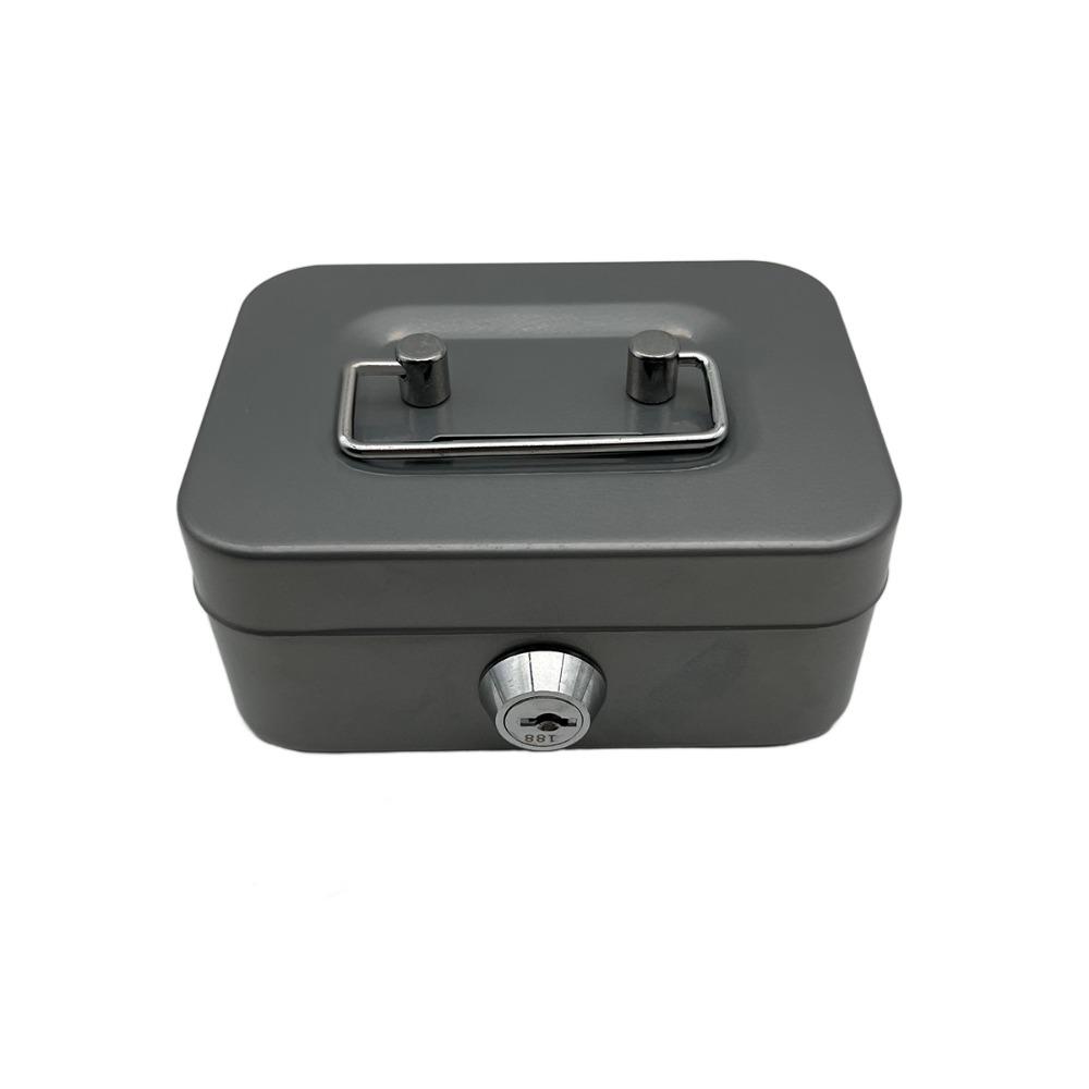 4.53" X 3.35" Key Lock Cash Box Small Money Organizer Home Gadget Cash Storage Box Kids