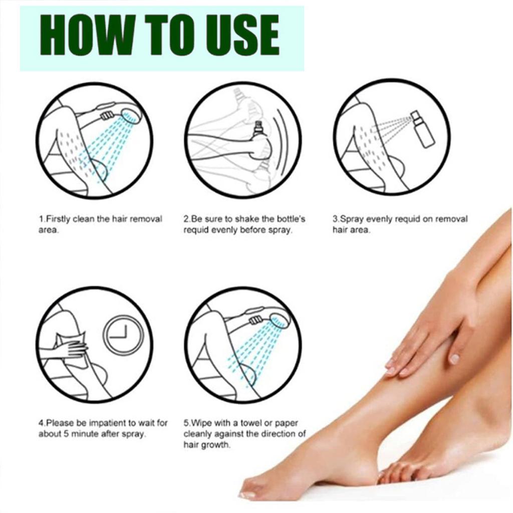 30ml Hair Removal Spray, Mild Hair Removal Non Irritating Skin Care Product