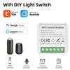 1PC Aubess Mini Tuya 2/3/4gang WIFI Smart Switch DIY Switch Module Smart Life APP Control Work With Alexa And Google Home