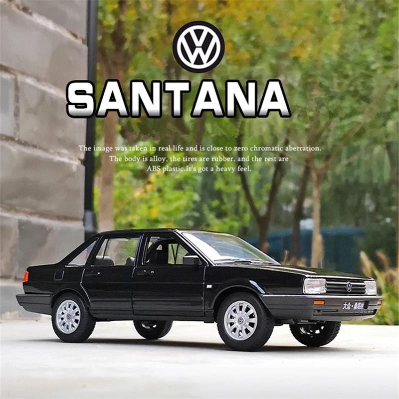 Welly 1/24 Volkswagen Santana Сплав Классическая Старая Модель Автомобиля Литье под Давлением Ретро Металлические Транспортные Средства Модель Автомобиля Высокая Симуляция Детские Игрушки Подарок