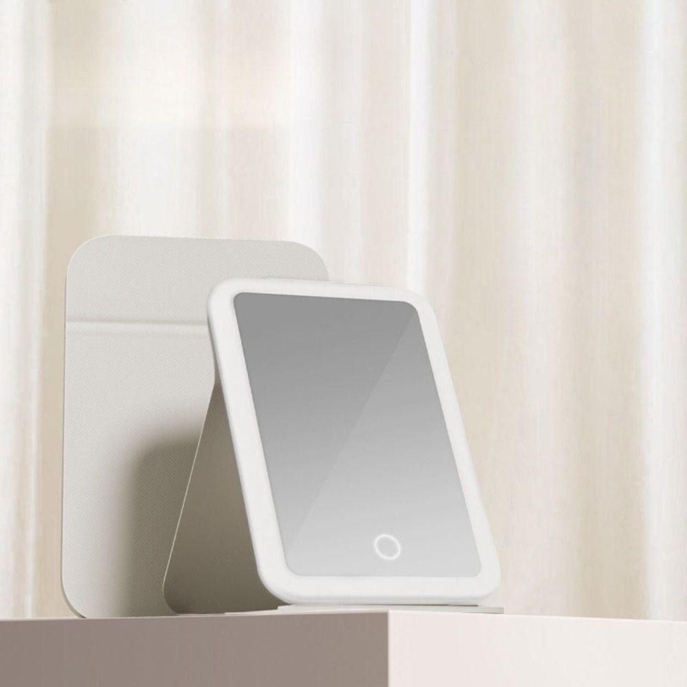 Зарядное настольное косметическое зеркало, регулируемое зеркало для макияжа, настольное зеркало для макияжа, туалетный столик