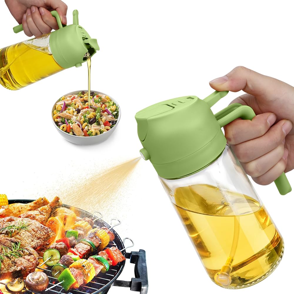 Маслораспылитель 2 в 1, Маслораспылитель для кухонной готовки, Бутылка-распылитель масла 470 мл для дома