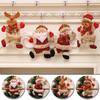 1pc/4pcs Ornaments for Xmas Kids Gifts Santa Claus Dolls Christmas Tree Hanging Christmas Decoration