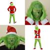 Halloween And Christmas Grinch Stole Christ Cosplay Costume Accessory Set For Party Wear