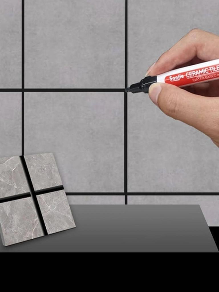 1PC Waterproof Marker Pen Wall Seam Repair Tiles Grout Markers Pens Floor Bathroom Decontamination Paint Brush Tools