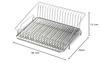 Oaks Laye Stainless Steel Dish Drainer with Flow, Made In Japan, LS1541