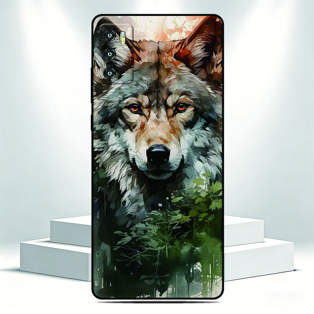 Wolf Animal Soft Phone Case For Doogee Note 56X 56 58 N55 N60 59 Pro Plus DIY Personalized Custom Picture Image Back Cover